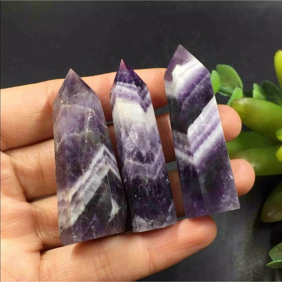 ✨Reiki✨ charged TWO DREAM Amethyst crystal points - Picture 5 of 5